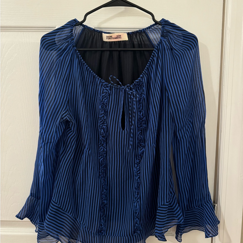Diane Von Furstenberg (DVF) Silk Top